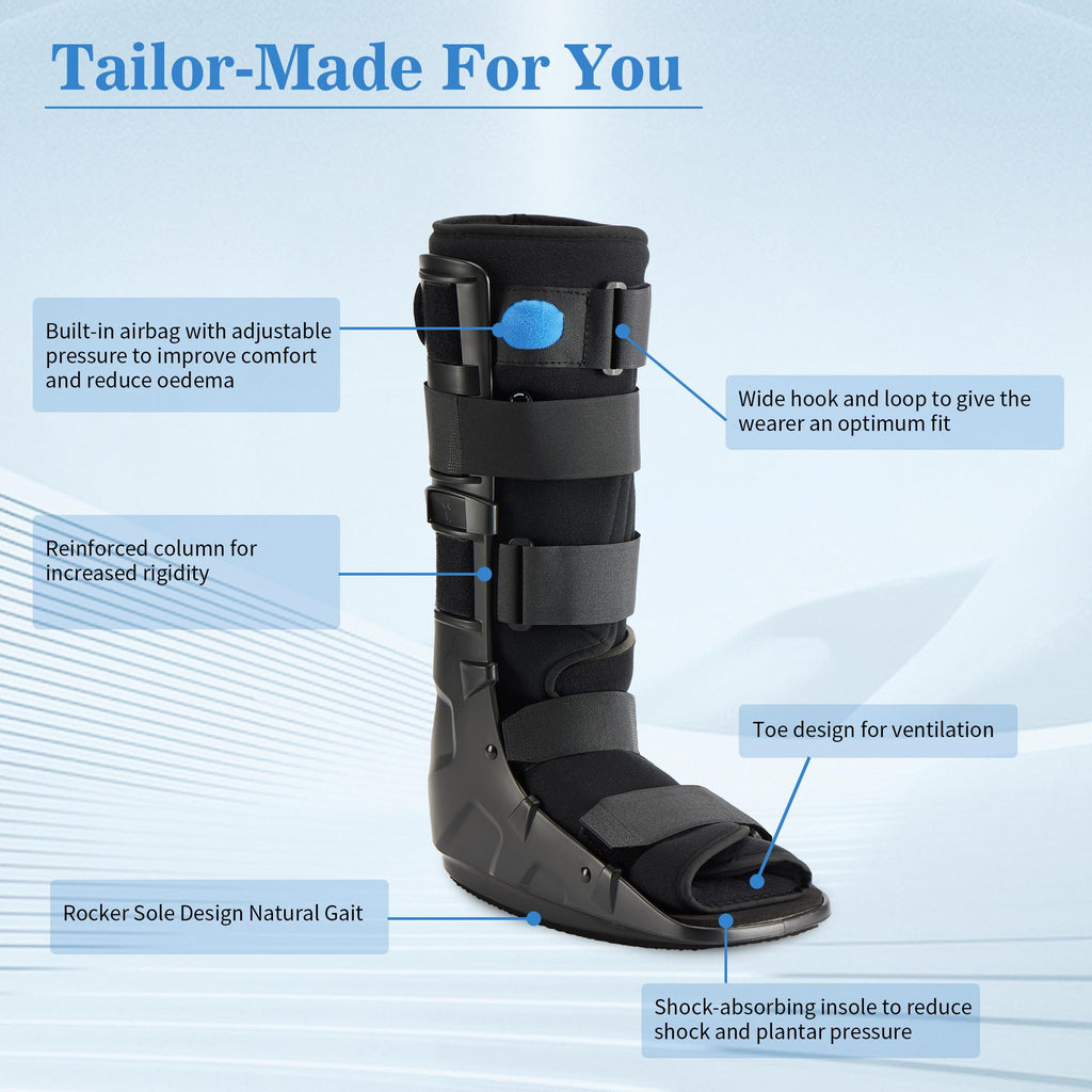 Tall Fracture Walking Boot with Air Bladders G736
