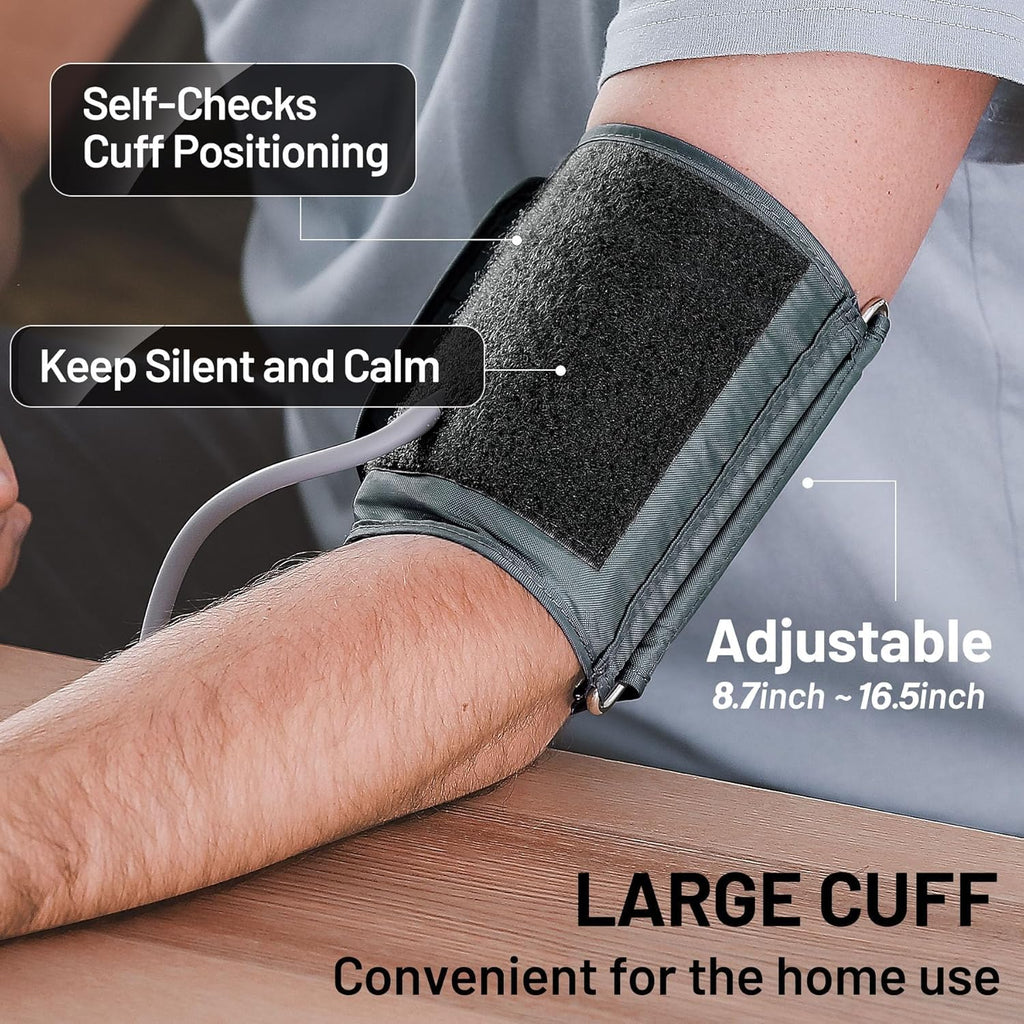 Blood Pressure Monitor Upper Arm BP Cuff with Storage Bag X86662