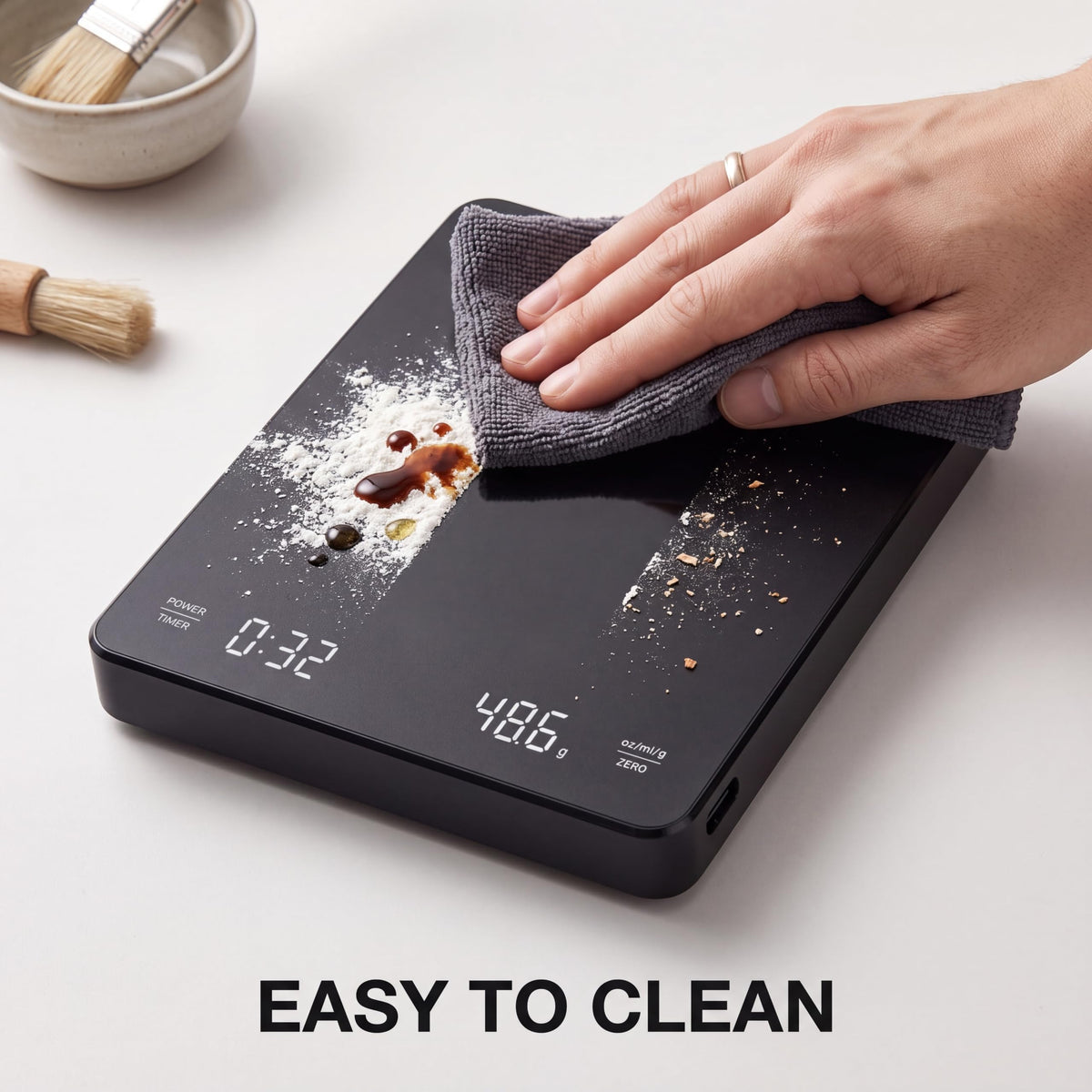 Rechargeable Digital Coffee Scale with Timer Q835276