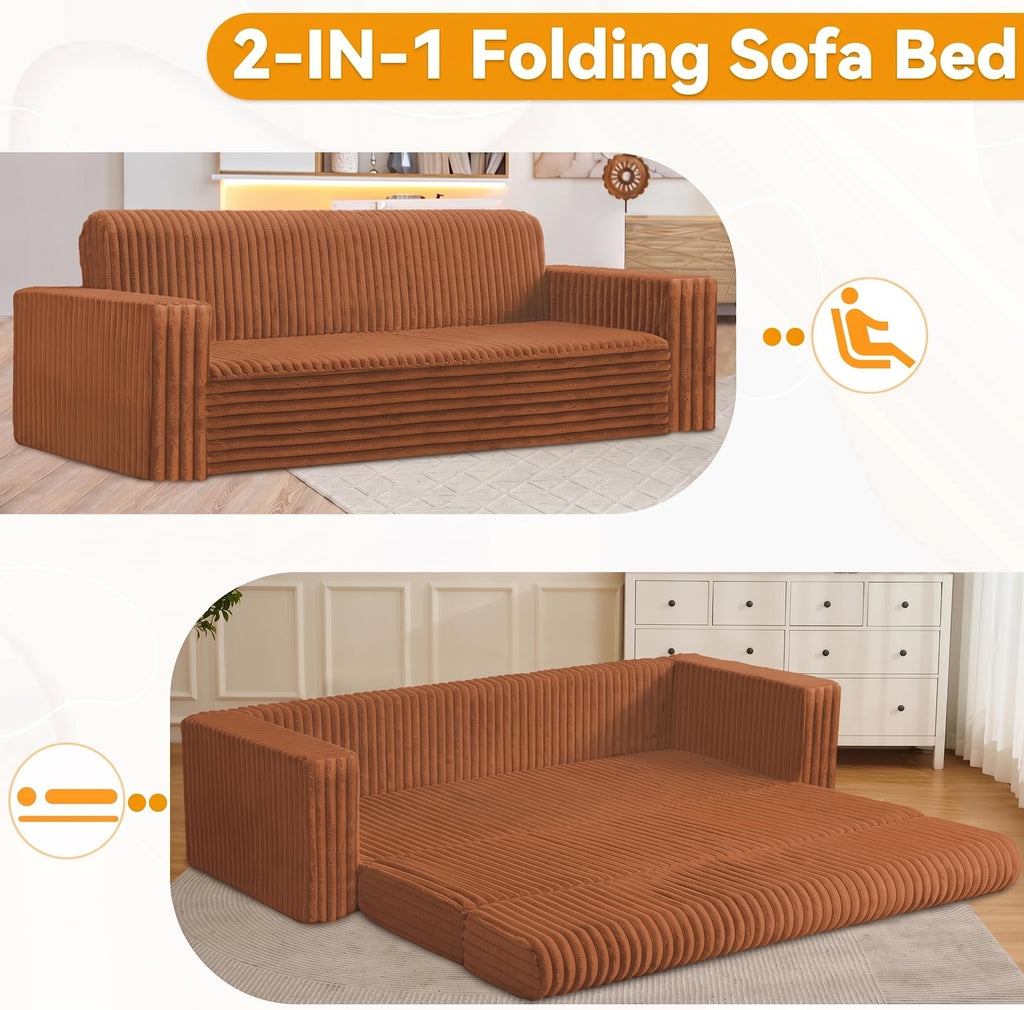 4-in-1 Convertible Sofa Bed D430399