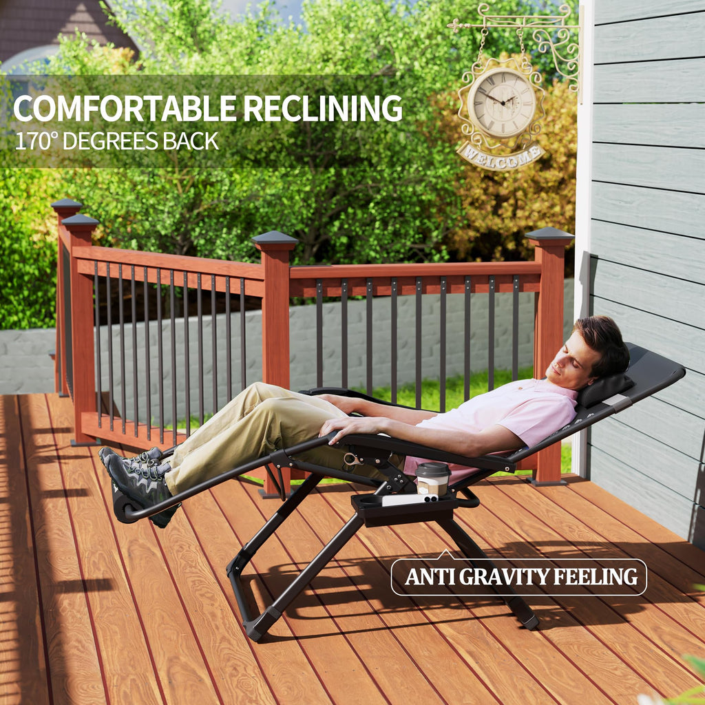Oversized Zero Gravity Reclining Chair with Cushion I98118