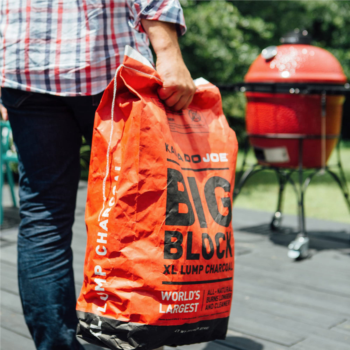 100% All-Natural Hardwood Lump Charcoal 20LBS U520