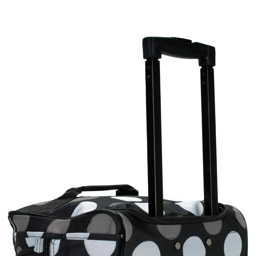 Rolling Duffel Bag, Black, 22" F40662
