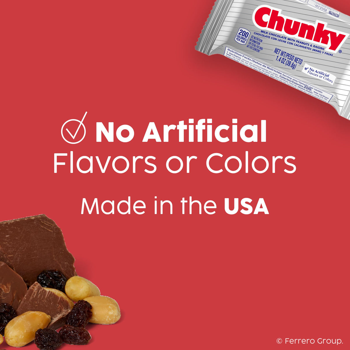 Chunky Milk Chocolate Candy Bars 24 Pack 33.6 Oz K62409