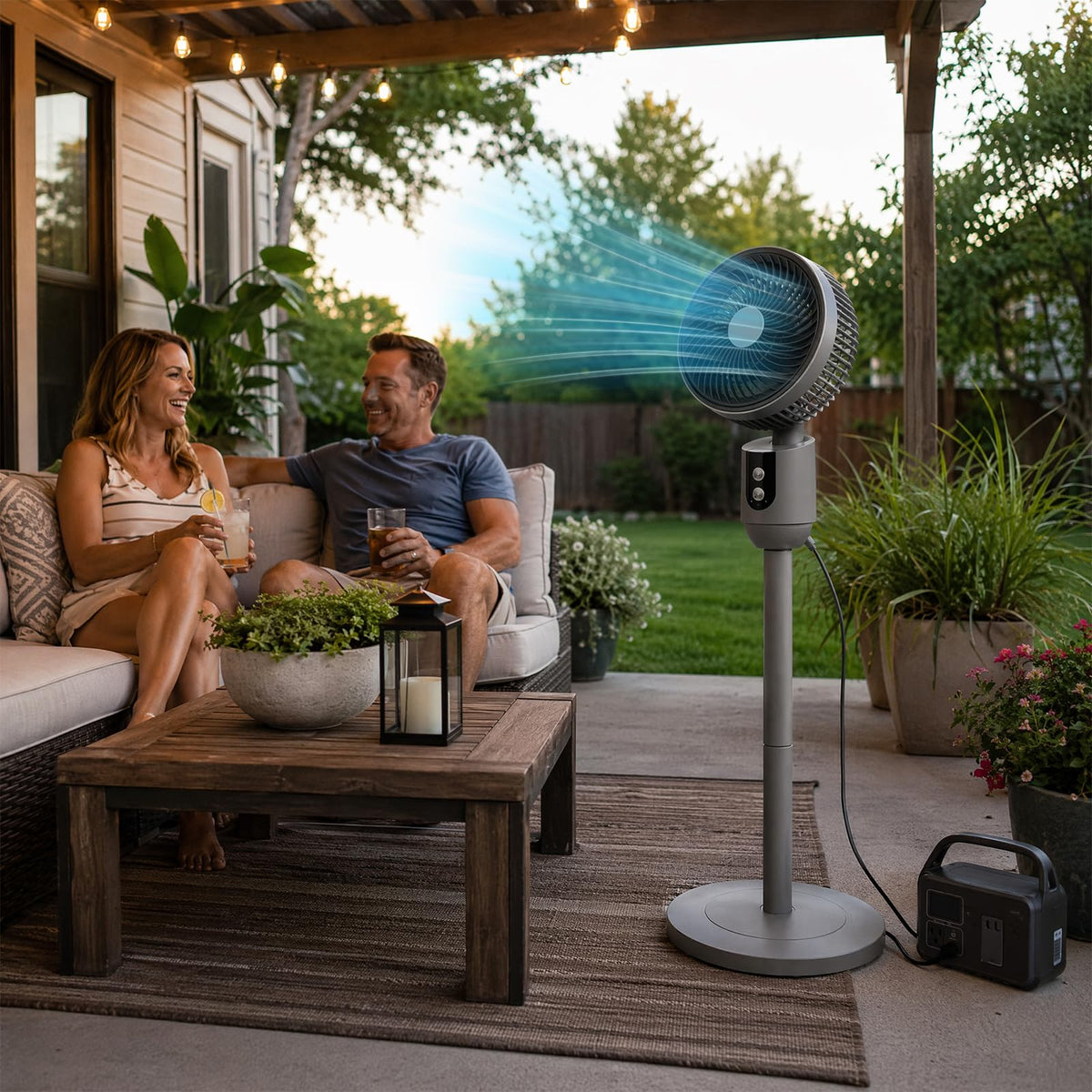 Super Quiet Adjustable Pedestal Fan S5732