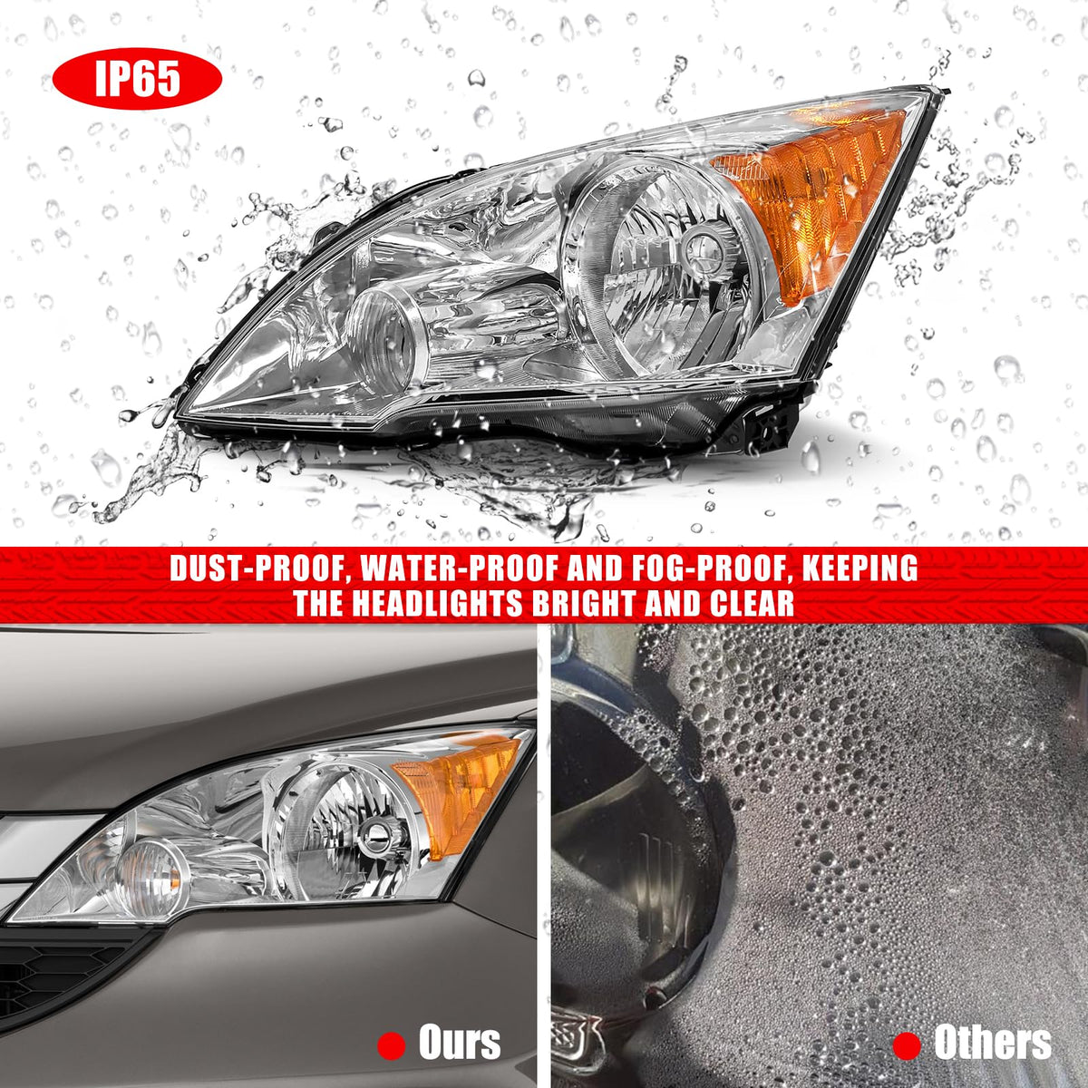 Honda Cr-V Halogen Headlight T30992