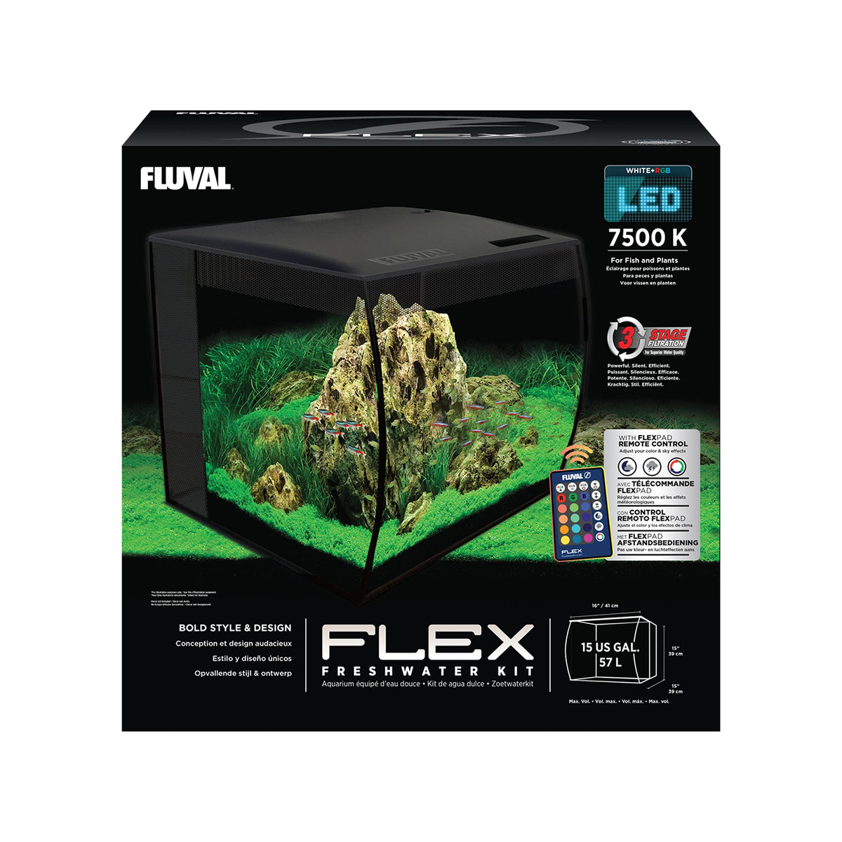 15 Gallon Nano Glass Aquarium Kit Y864534