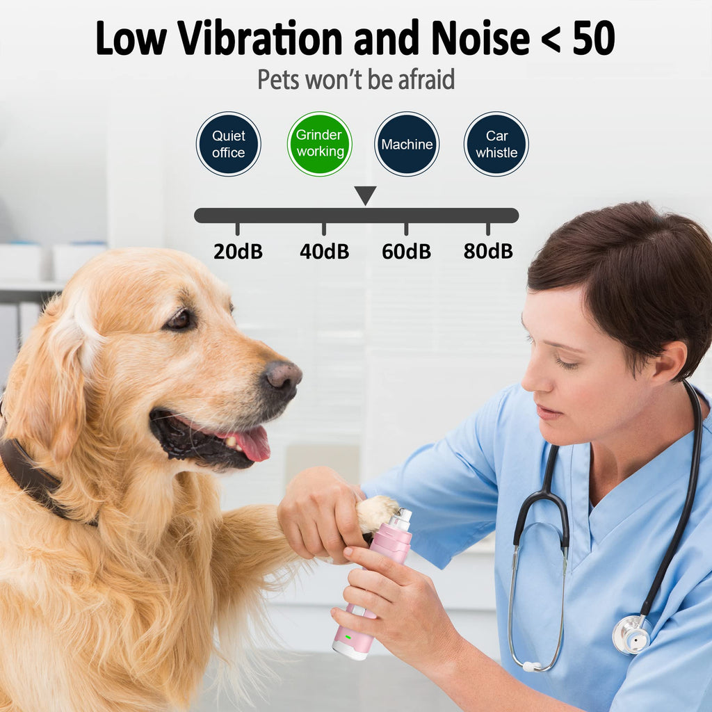 Dog Nail Grinder with 2 LED Light J26182