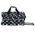 Rolling Duffel Bag, Black, 22" F40662