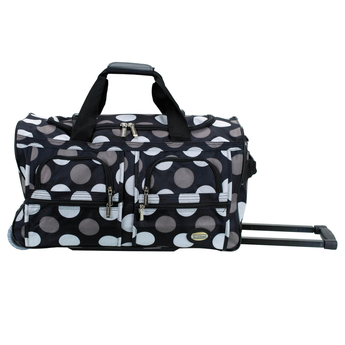 Rolling Duffel Bag, Black, 22" F40662