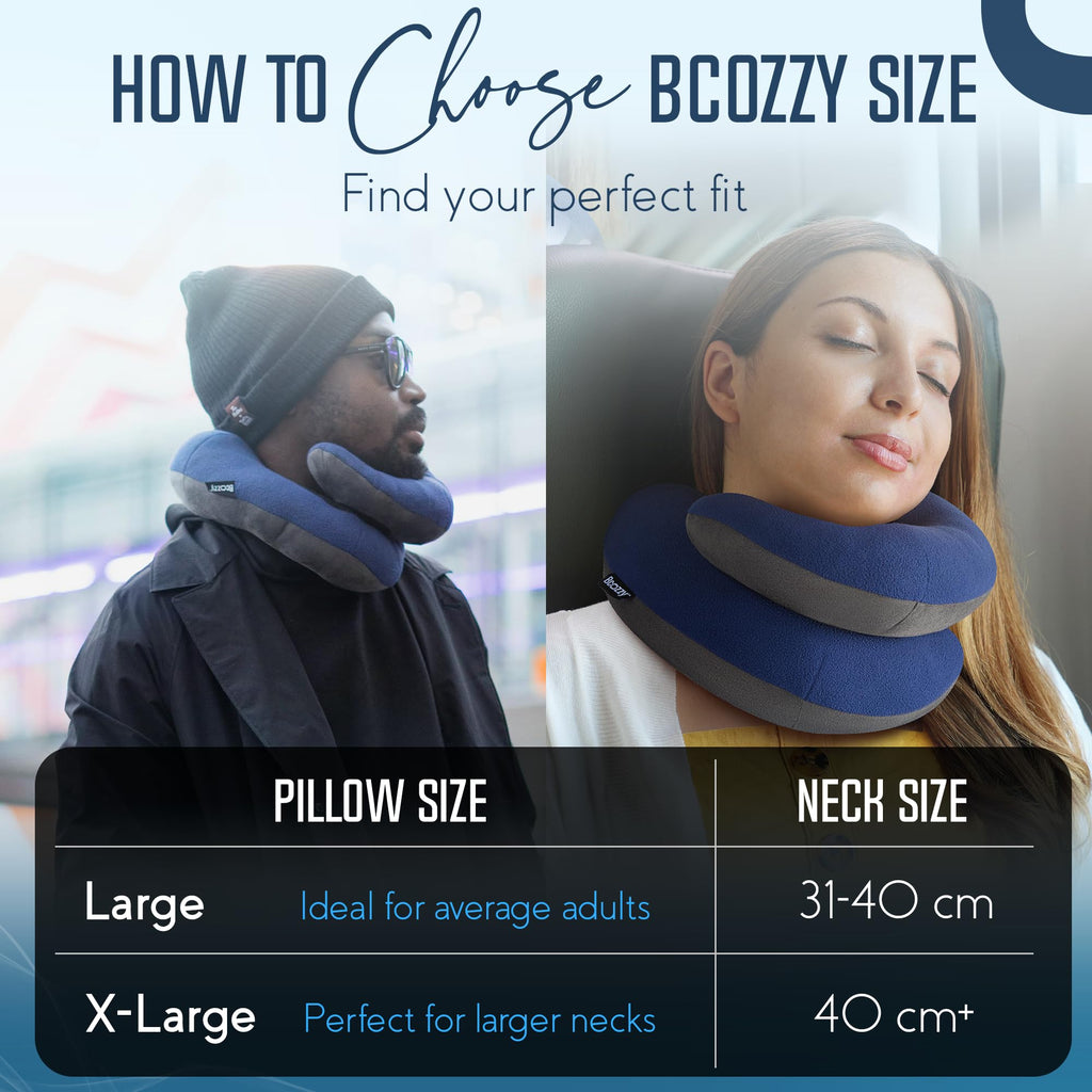 Soft Adjustable Travel Neck Pillow with Carry Bag I184376