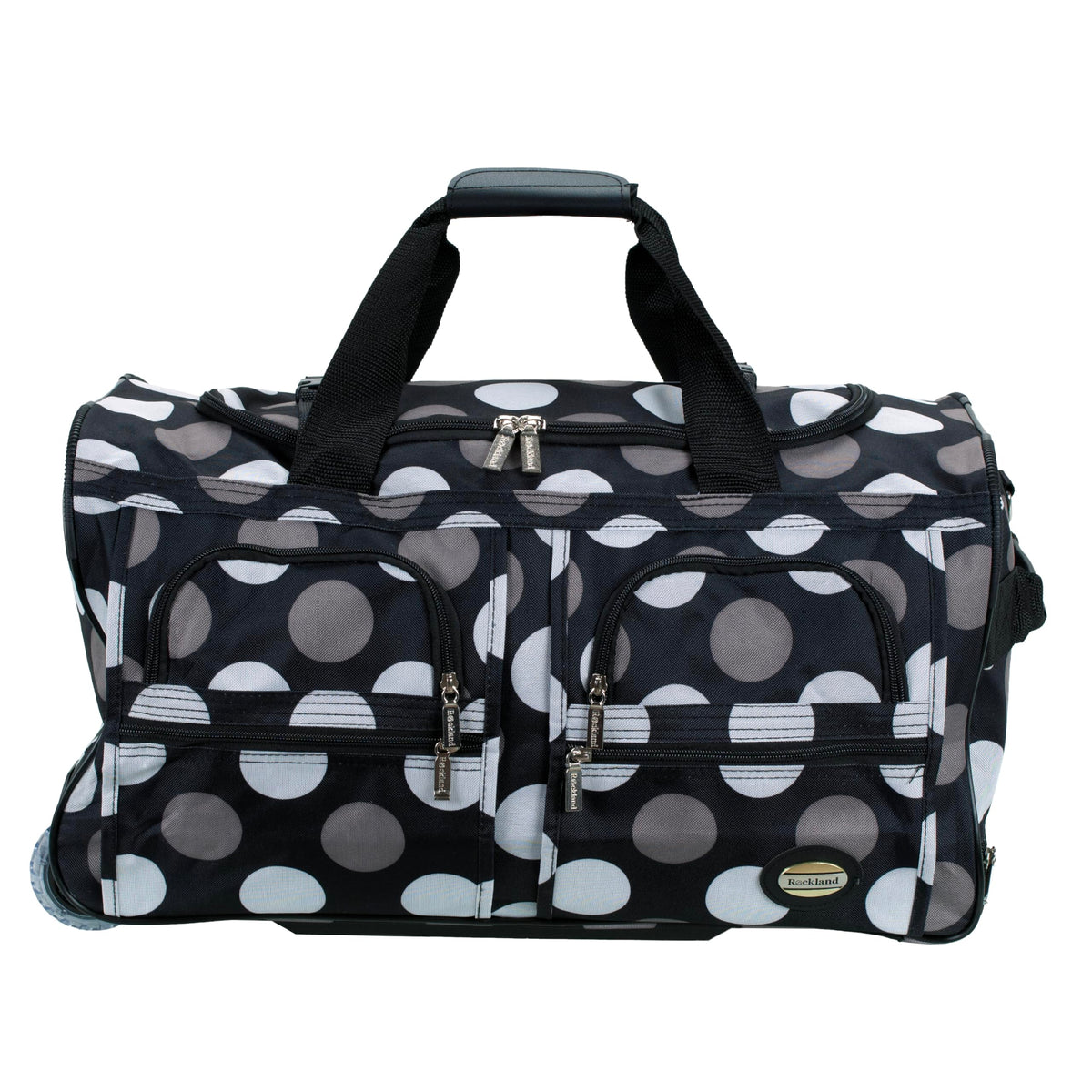 Rolling Duffel Bag, Black, 22" F40662