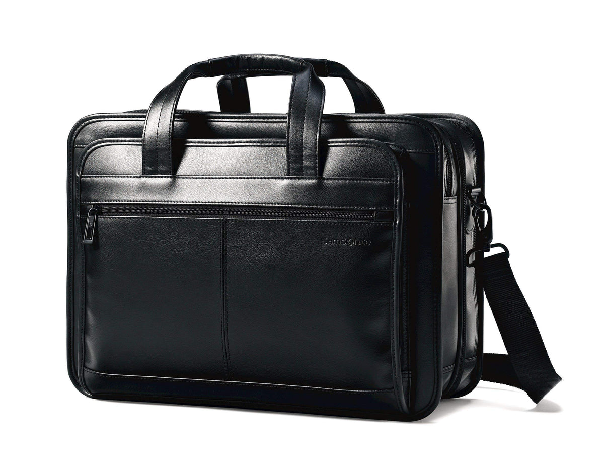 Leather Expandable Briefcase K405