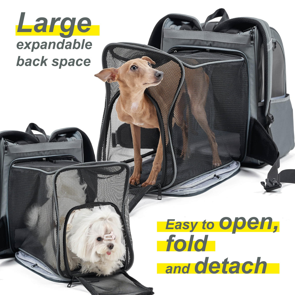 Expandable Foldable Pet Carrier Backpack N34365